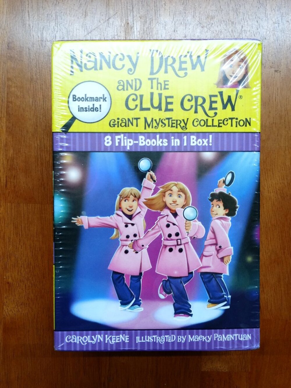 Nancy Drew and The Clue Crew 8 Flip Books in 1 Box NEW Book Set